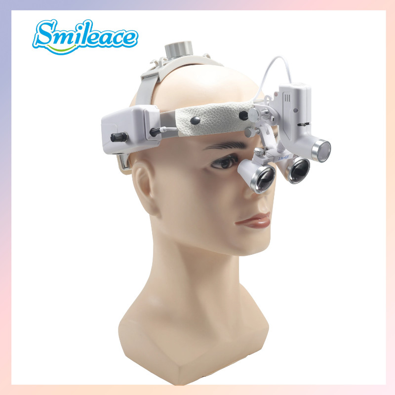 ♞Dental Led Light Surgical Magnifier With Headlight Surgeon Operation Medical Headlamp Clinical Den