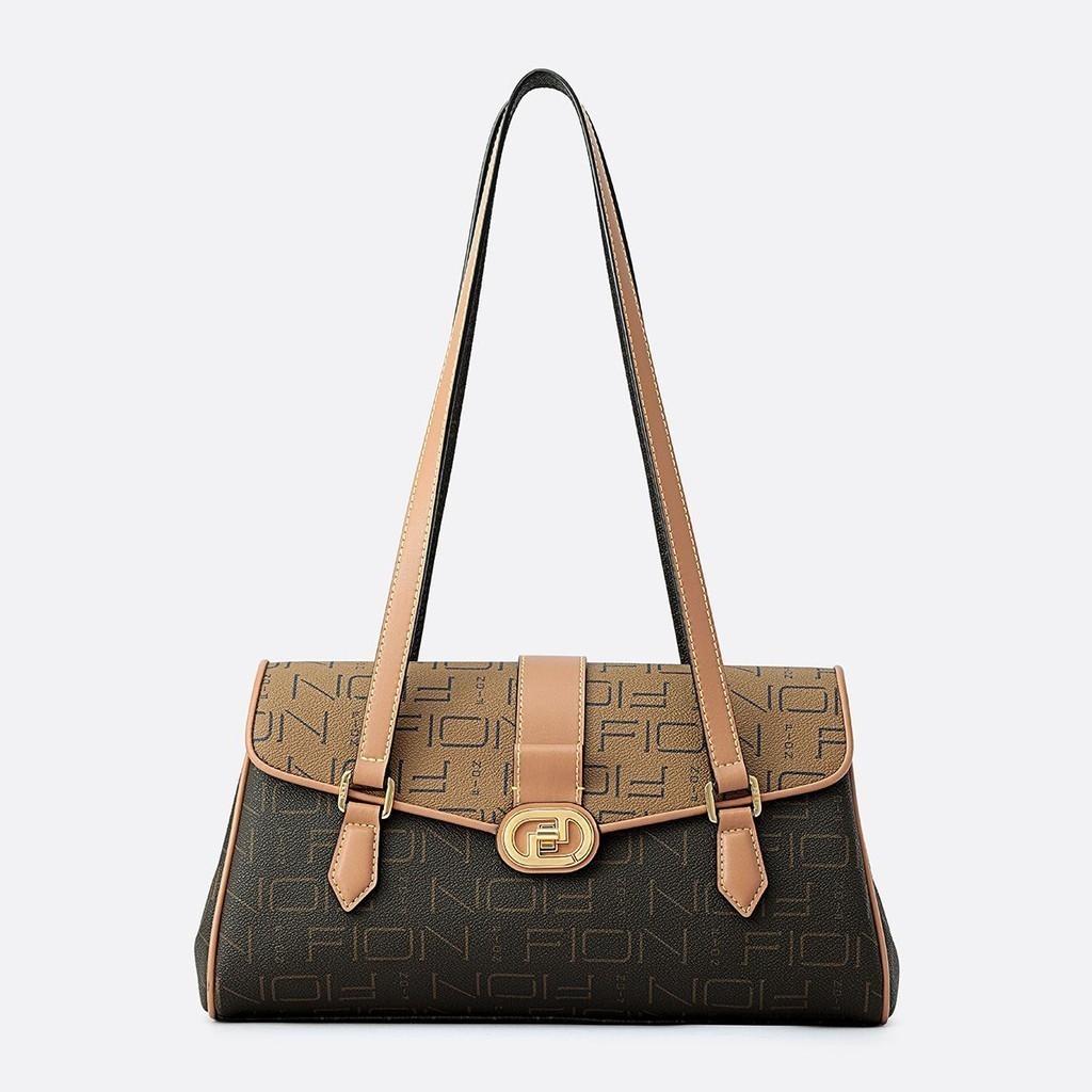 [พร้อมส่ง] ของแท้ กระเป๋าเป้สะพายหลัง กระเป๋าสะพายไหล่ พิมพ์ลายดอกไม้ Fion Fion สําหรับสตรี 24 ชั่ว