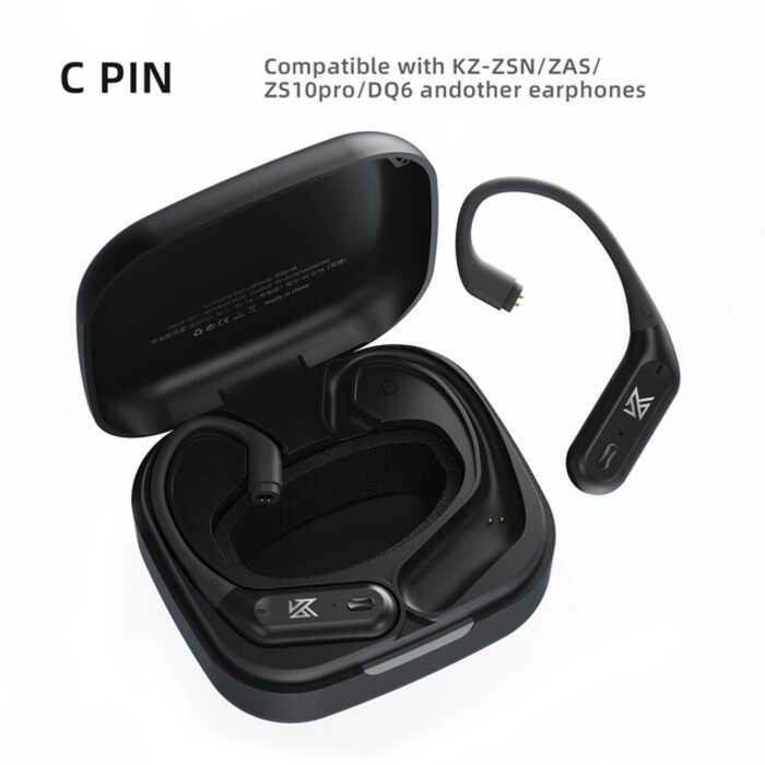Az09 Pro Headphones Bluetooth-Compatible 5.2 Cable Wireless Ear Hook With Charging Case For KZ ZAS