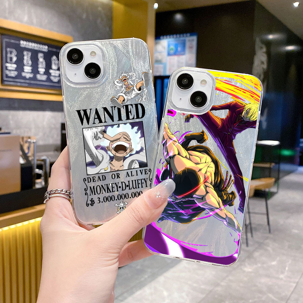 One Piece Luffy Zoro Ace Sanji Sabo Feather เลเซอร์สําหรับ XIAOMI 11LITE POCO M6 X3 X6 X5 M3 F5 C65 