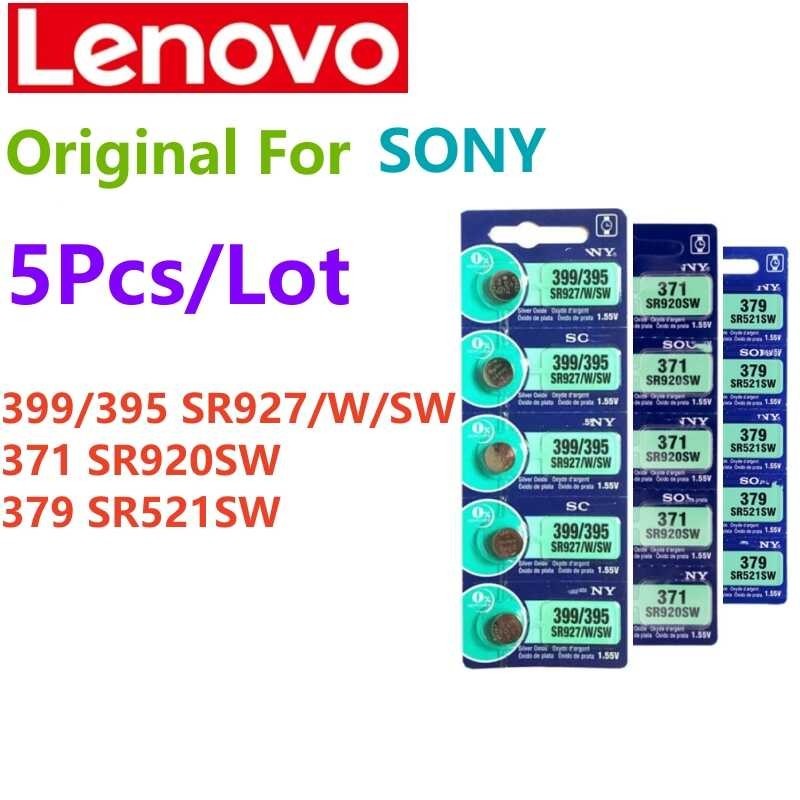 5ชิ้นต้นฉบับสำหรับ Sony 399/395 Sr927 /W/Sw 371 Sr920sw 379 Sr521sw สำหรับนาฬิกาของเล่นแบตเตอรี่