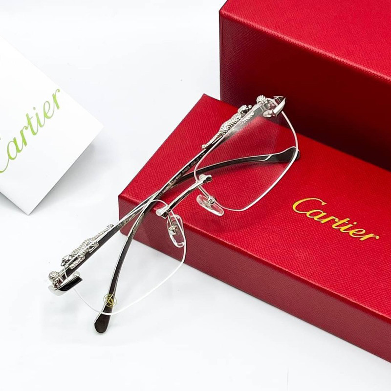 ♞New Arrivals  Cartier Glasses  กรอบแว่นสายตา | งาย | ออริ  | ไซส์ | ดูที่รรูปขาแว่น | อุปกรณ์ | กล