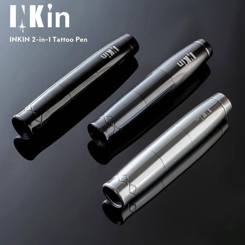 Inkin Nano 2 In 1 เครื่องสักปากกาถาวรแต่งหน้า Pmu &amp; Smp สําหรับคิ้ว อายไลเนอร์ ริมฝีปาก ตลับเข็มสัก