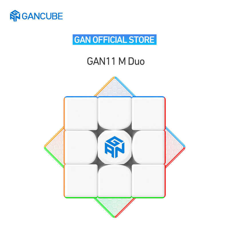 11 GAN M Duo 3X3 Magnetic ลูกบาศก์ความเร็ว,รูบิคมหัศจรรย์ ของเล agnetic