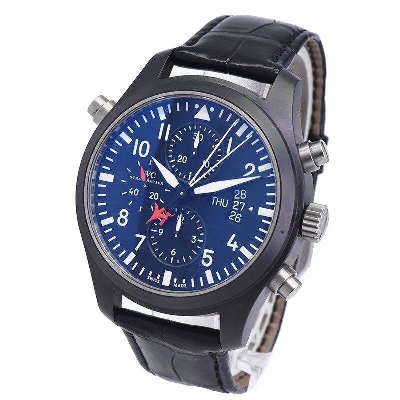 Pilot Series Titanium Ceramic Automatic Mechanical Men 's Watch IW379901 นาฬิกา 6DEQ
