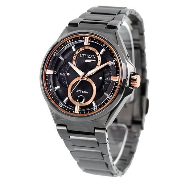 Jdm Watch Citizen Attesa Series นาฬิกาข้อมือ สายไทเทเนียมอัลลอย พลังงานแสงอาทิตย์ สําหรับผู้ชาย Bu0