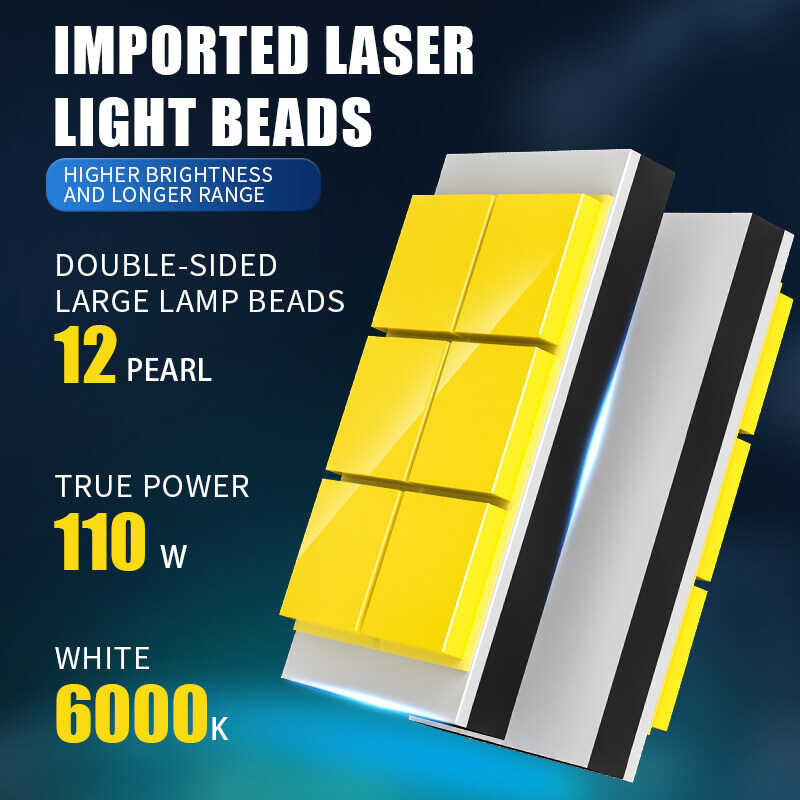 ❤ 2Pcs Illumitec V50 LED Car H7 H1 H4 H11 9005 9006 9012 110W/Pair 39800Lm 6000K Headlight Bulbs