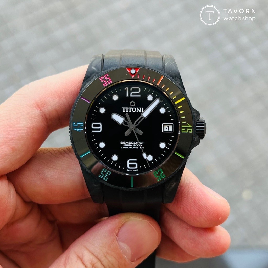 ♞,♘ นาฬิกา Titoni Luxury Gents Watch - SEASCOPER 600 รุ่น 83600 C-RA-256