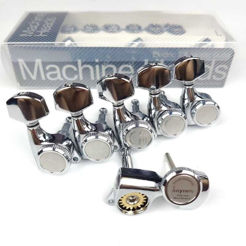 Guitar WK-1 Set Locking Tuners Electric Guitar hine Heads Tuners Lock String Tuning Pegs Chrome Sie