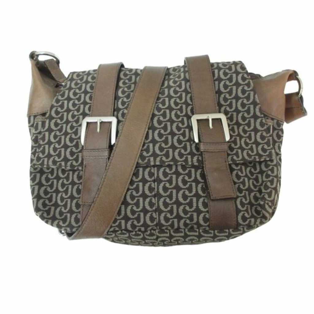 Charles Jordan Shoulder Bag Shoulder Leather Switch CJ Logo SRG1 Direct from Japan Secondhand