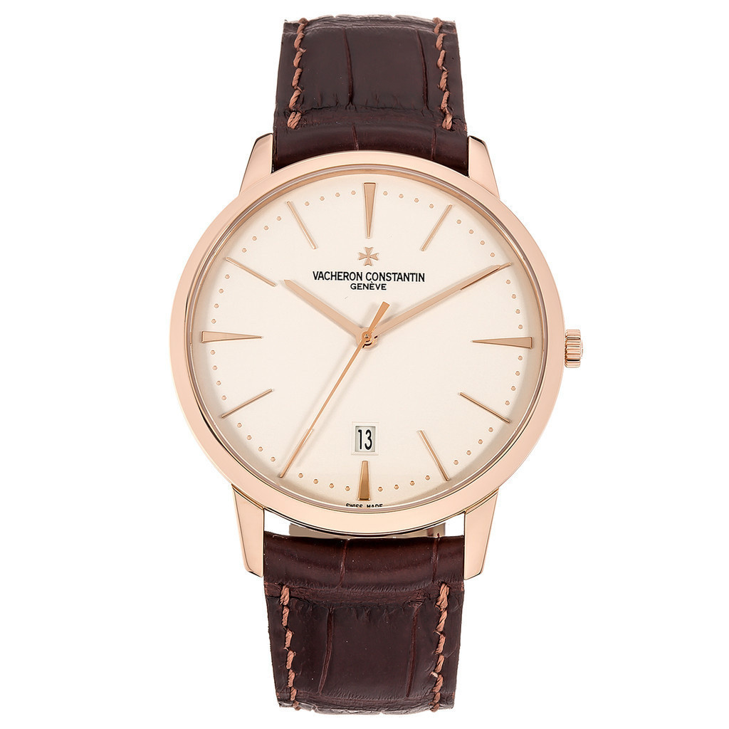 [VC ] Vacheron Watch Strike 18K Rose Gold Automatic Mechanical Watch Men 's Watch 85180