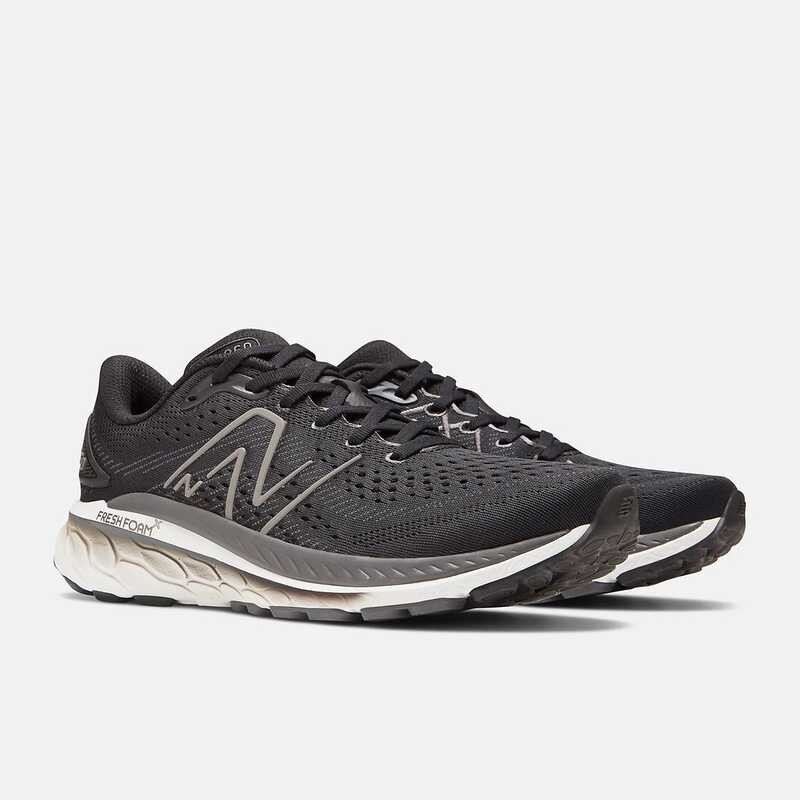 Fresh New Balance Foam X 860 V13 Extra Wide (4E) Men's | Black White / Magnet