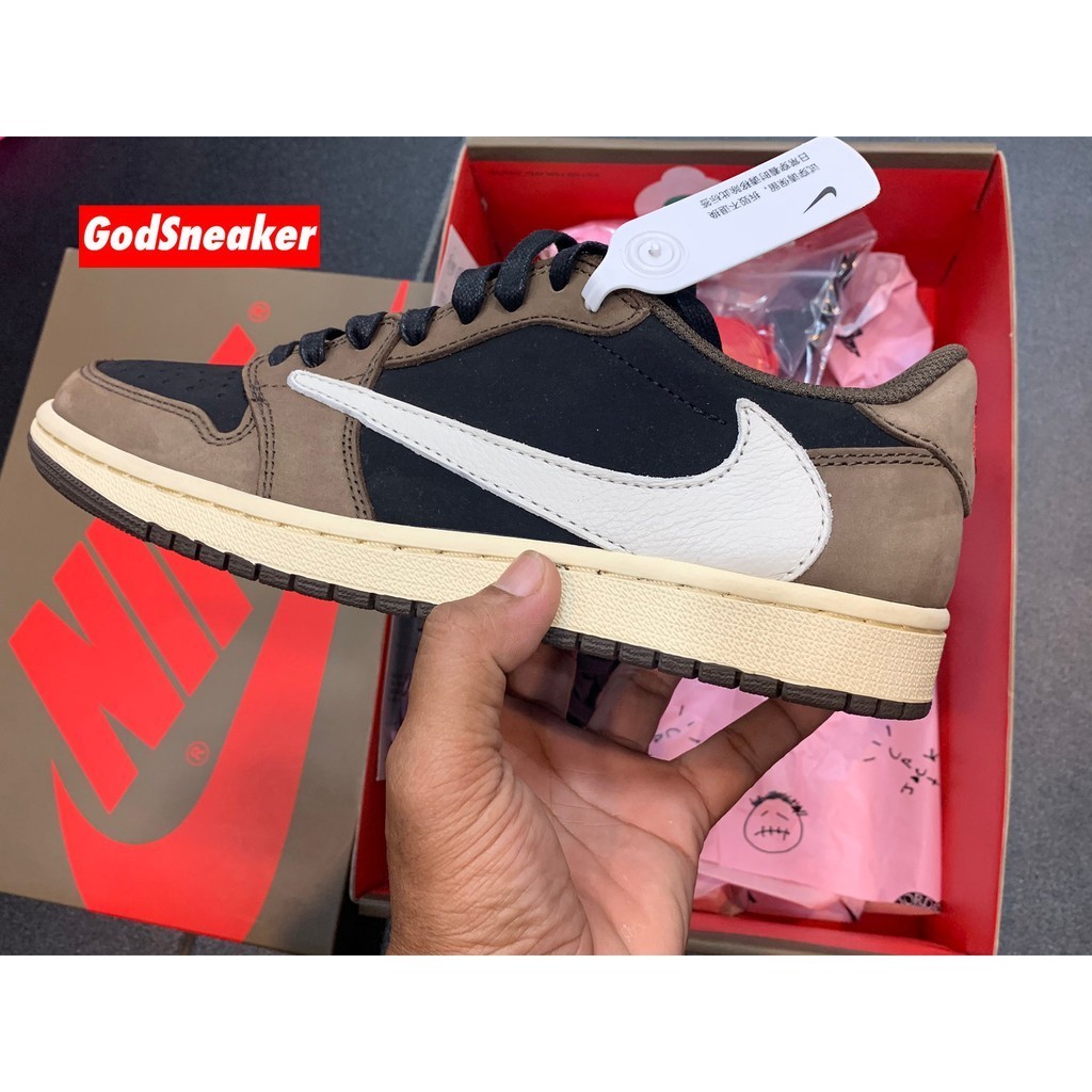 ♞,♘,♙พร้อมส่ง Nike Air Jordan 1 Low Travis Scott  [H12]