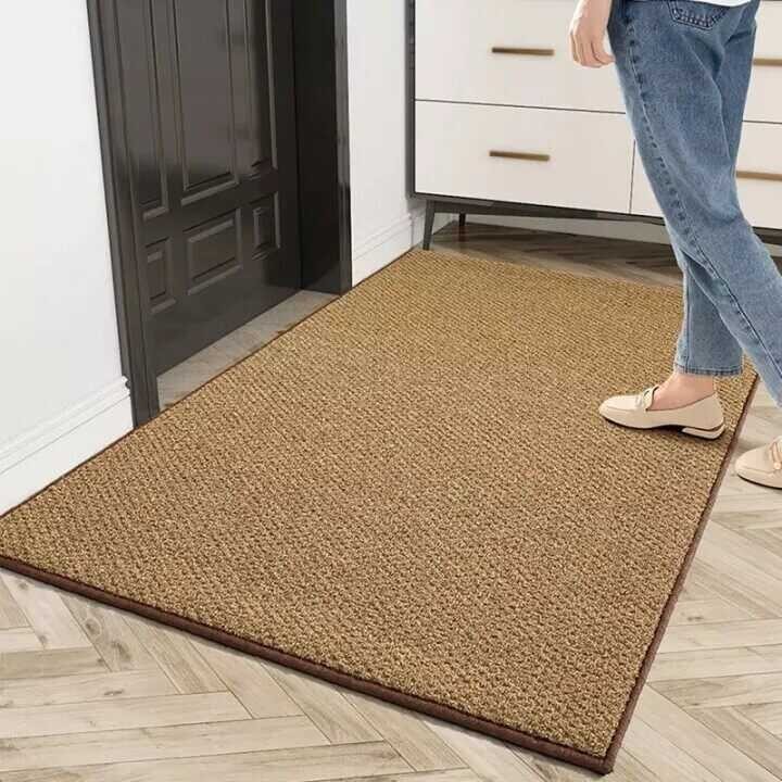 Door Entrance ​Welcome floor carpet/ Modern Entranc big Doormat Buri carpet Floor abaca rug Welcom m