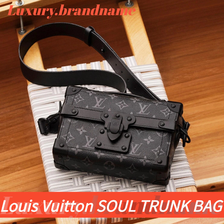 หลุยส์ วิตตอง Louis Vuitton LV SOUL TRUNK กระเป๋าถือ กระเป๋าสะพายข้างผู้ชาย