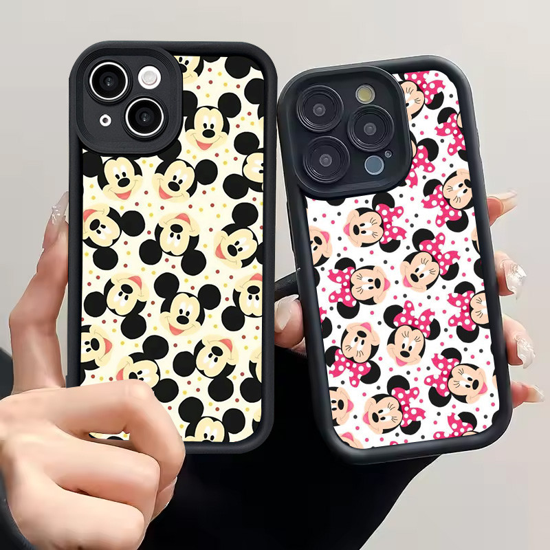 H-24 Mickey Mouse Casing สําหรับ OPPO A16K A3X A16S A3 A15 A15S A16E A16 A3S Pro 5G