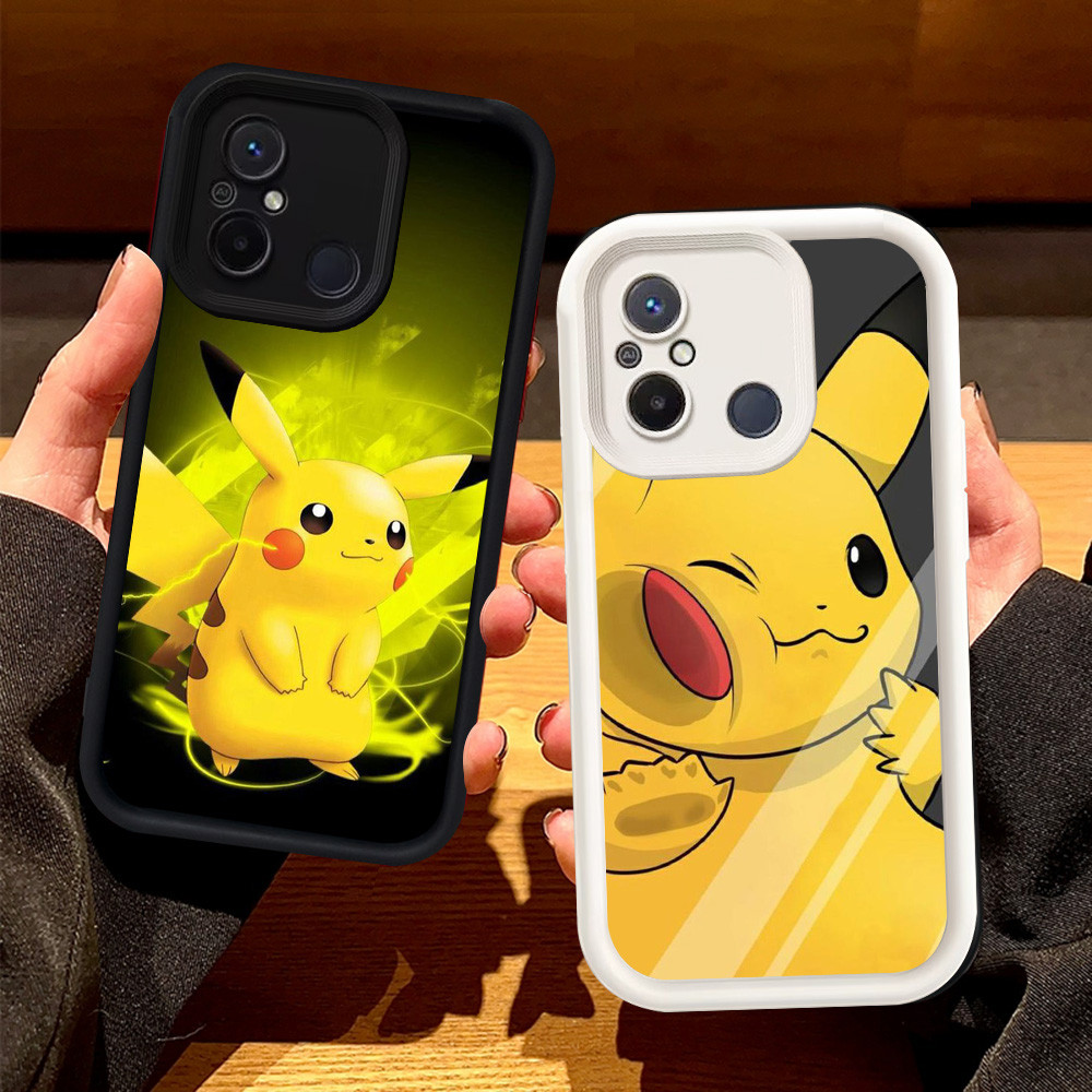 เคสสําหรับ Xiaomi POCO C55 C31 Redmi 12C 9C 10C 11A เคสซิลิโคน H-18 Pikachu Pokemon