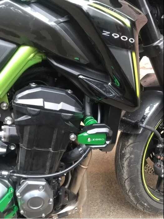 KAWASAKI สำหรับ Z650 Z 650 2017-2023ตัวเลื่อนกรอบป้องกันล้มรถจัก