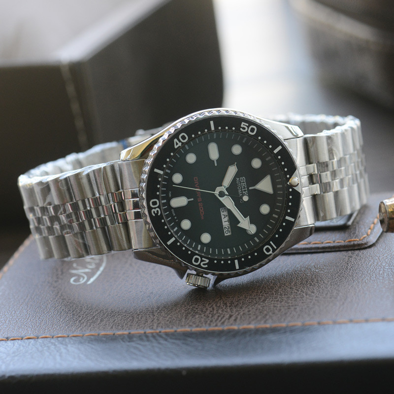 Seiko SKX007 skx009 นาฬิกาข้อมือควอทซ์ กันน้ํา สําหรับผู้ชาย