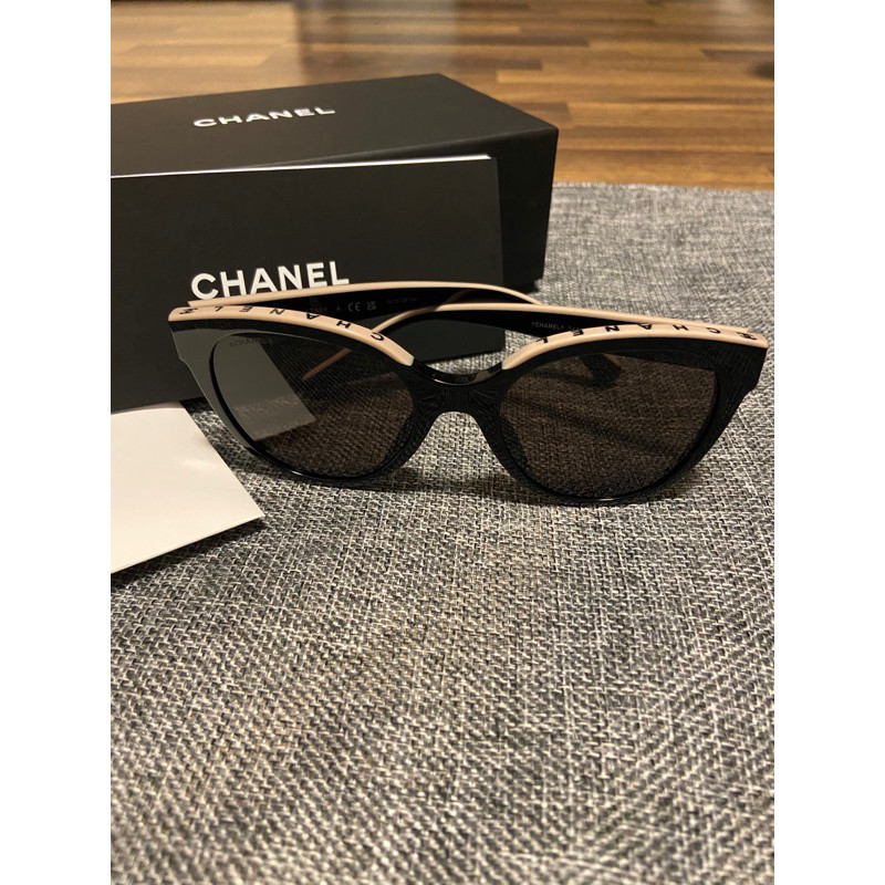 ♞,♘soldแว่นกันแดด Chanel sunglasses 5414