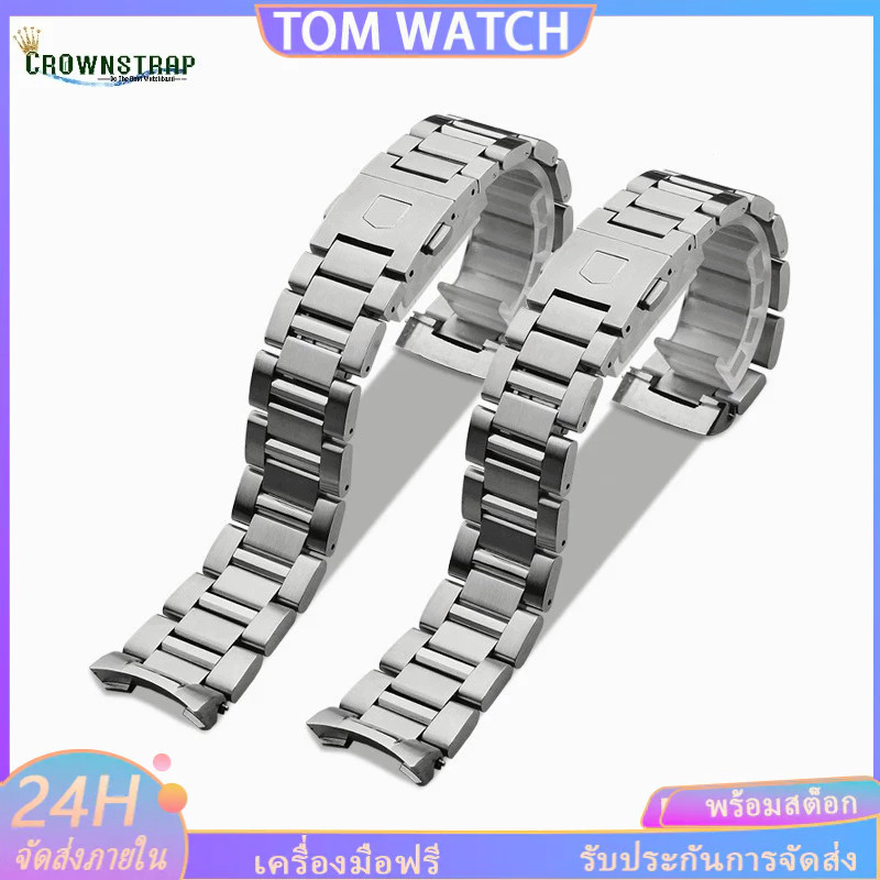 สายนาฬิกาข้อมือสเตนเลส สําหรับ TAG-Heuer steel watch strap 22 มม. 24 มม. TAG-Heuer