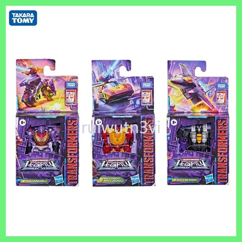 ในสต็อก Transformers Original รุ่น Legacy Core Class Iguanus Hot Rod Skywarp 3.5 นิ้ว Action Figure