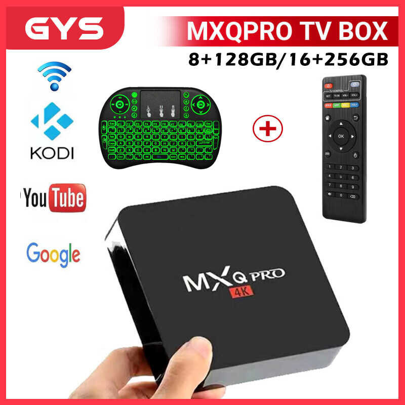 Pro New mxq 2023 10 4K/HD digital Android support ram8g + ROM 128GB WiFi watch on Hotstar YouTube N