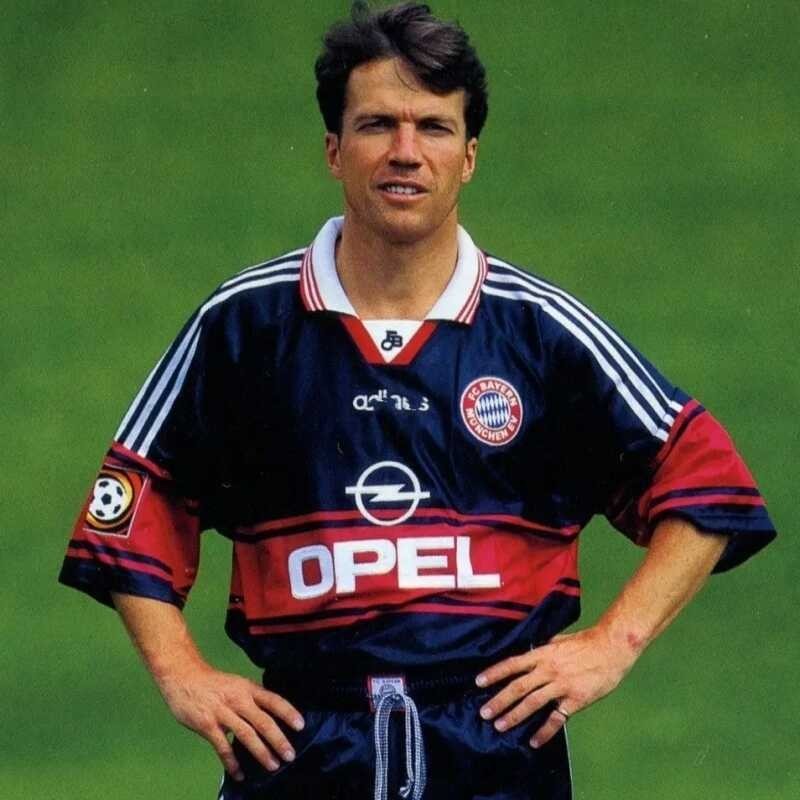 Munich 1997-99 season home shirt suits fans version blokecore retro football uniforms