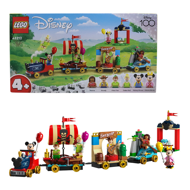 LEGO 43212 Disney 100 Celebration Train Building Toy Imaginative Play