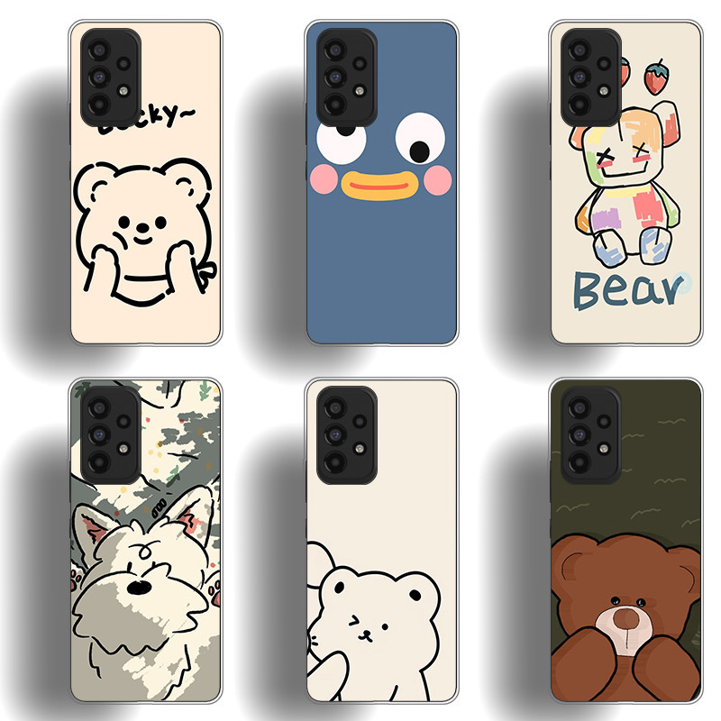 เหมาะสําหรับ Samsung Galaxy A53 A51 A52 A52s เคสโทรศัพท์ TPU นิ่มปุ่มเคลือบด้วยไฟฟ้าเปลือกป้องกันดูดซับแรงกระแทก