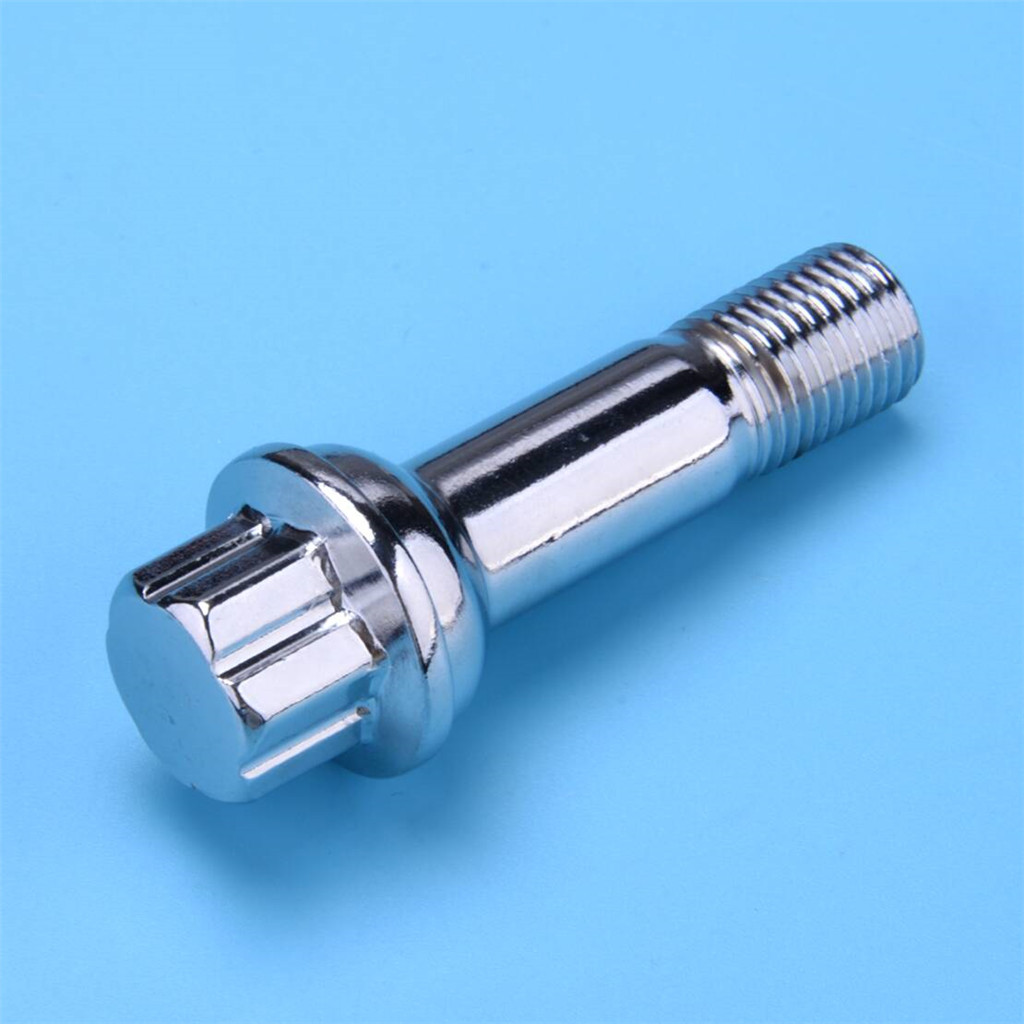 1 ชิ้นล้อ Lug Bolts Nuts Fit สําหรับ Mercedes Benz ML550 S500 GLK350 S550 CL500 0009905407