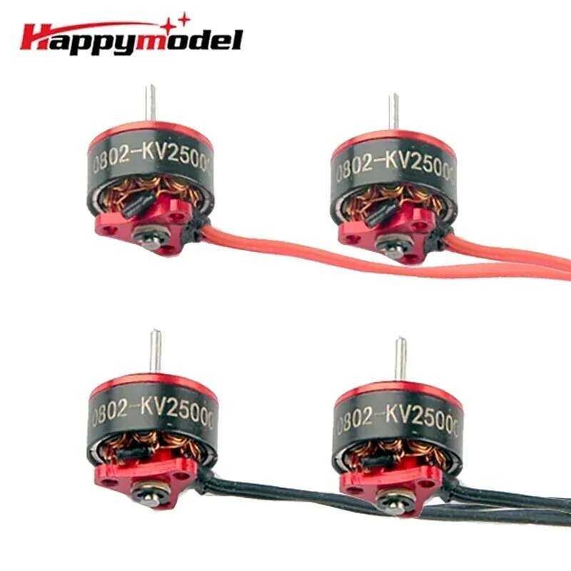 ❥ 4Pcs Happymodel Se0802 0802 1-2S 16000Kv 19000Kv 22000Kv 25000Kv มอเตอร์แบบไม่มีแปรงสําหรับ M