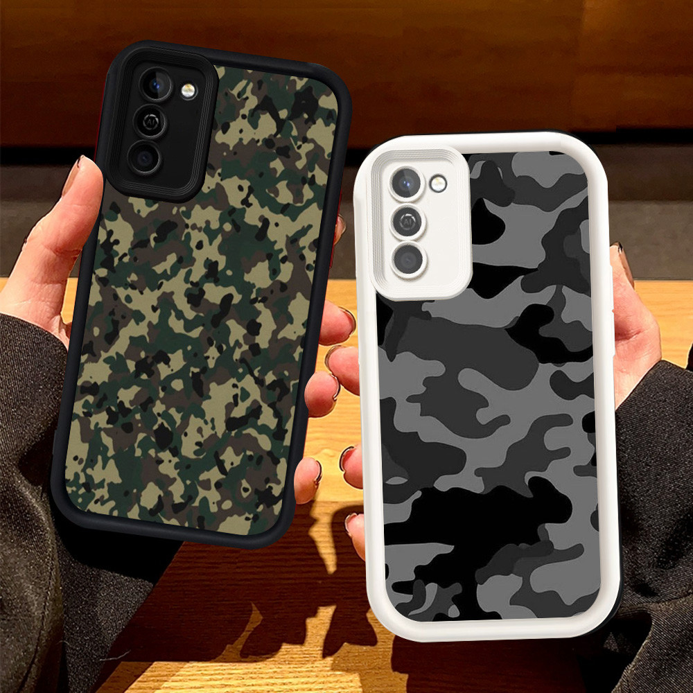 เคสสําหรับ Samsung Galaxy A02S A03S M02S F02S A03 Core a02 เคสซิลิโคน H-92 ลายพราง