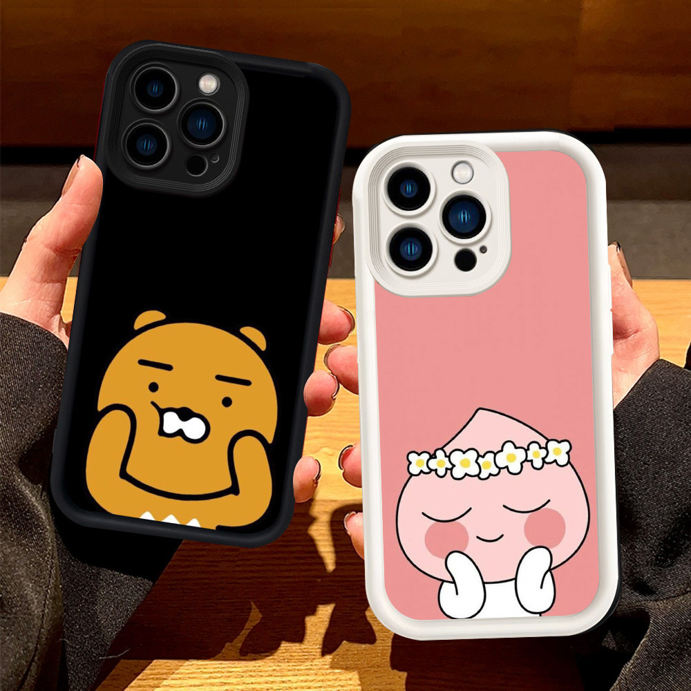 เคสสําหรับ iPhone 6s 11 6 Pro Max Plus เคสซิลิโคน H-97 Kakao Friend