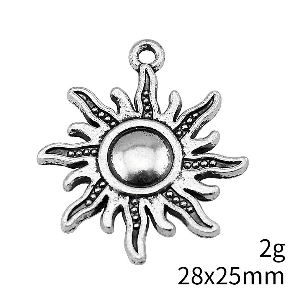 วันขอบคุณพระเจ้า Charms Jewerly ทํา Sun Charms จี้ผู้หญิงเสื้อผ้าจี้โซ่