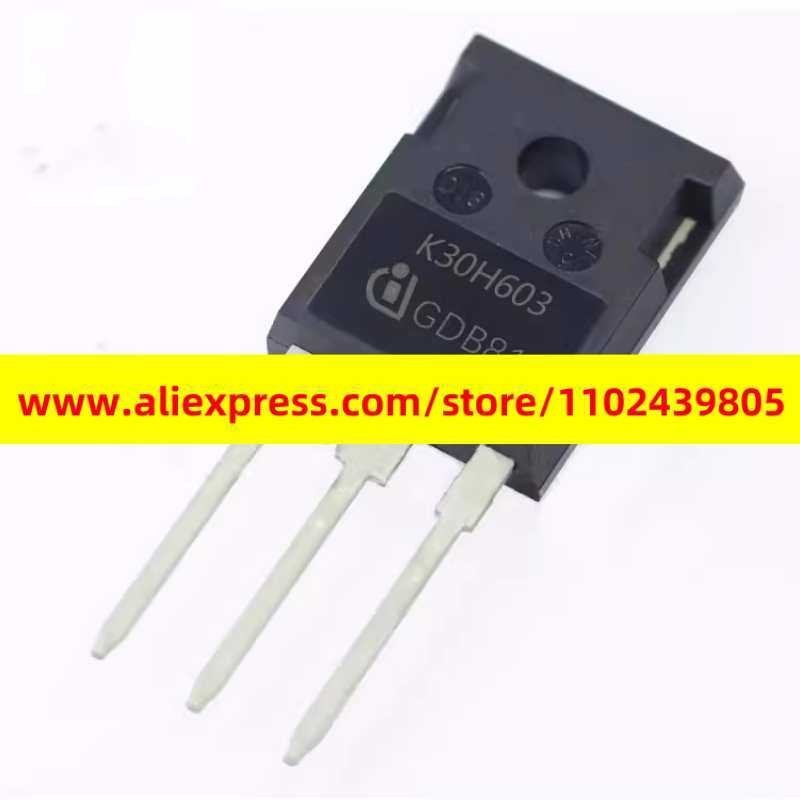 ทรานซิสเตอร์ K40h603หลอดไอจีบีไอจีบีไอบีที K50h603ของแท้ K75h603ทรานซิสเตอร์ Ikw50n60h3 K30h603