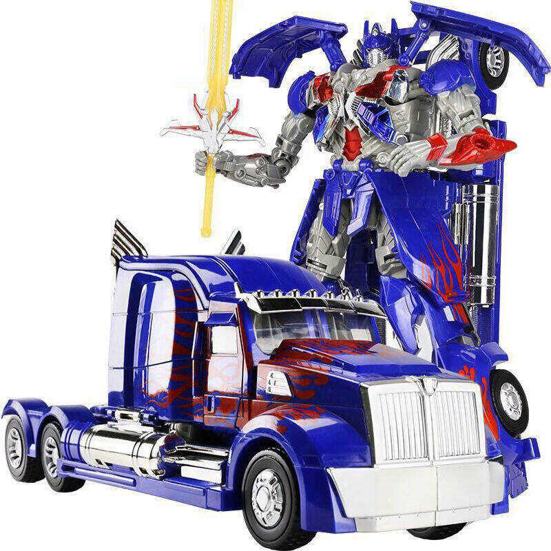 Transformers Optimus Prime Hornet โมเดลรถทำมือ หุ่นยนต์ไดโนเสาร์ ขอ