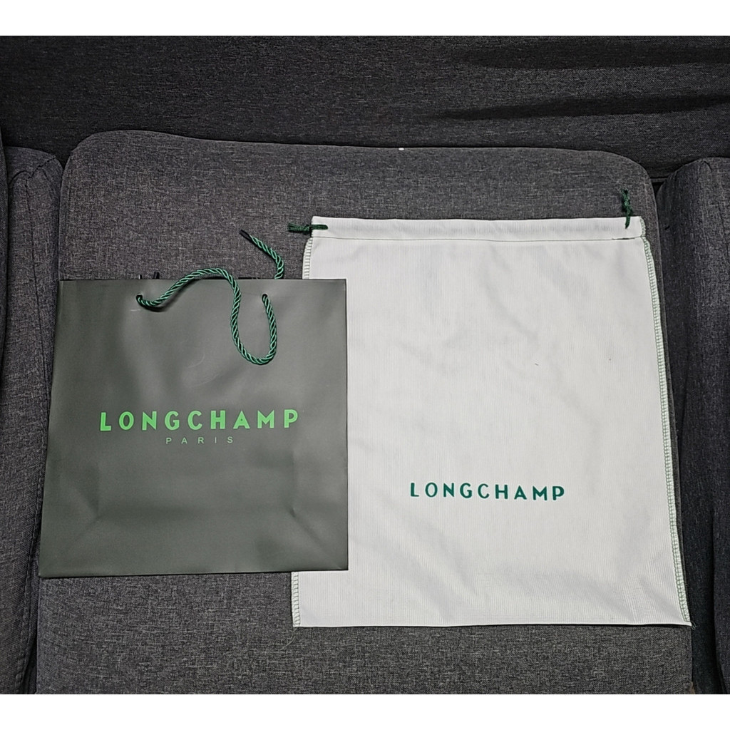 ♞,♘,♙สินค้ามีพร้อมส่งที่ไทย กระเป๋า Longchamp แท้ neo Green series tote bag ขนาด L*M หูยาว กระเป๋าช