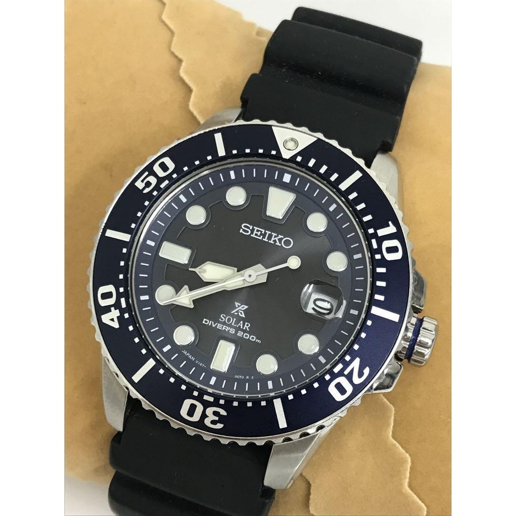 ส่งจากญี่ปุ่นของแท้ 100%Seiko SEIKO Prospex Solar Diver V157-0BT0