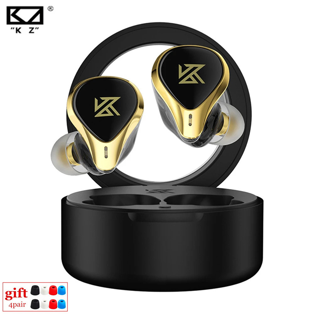 KZ SA08 Pro TWS True Wireless Bluetooth v5.2 Earphones 8BA Units Game Earbuds Touch Control Noise C