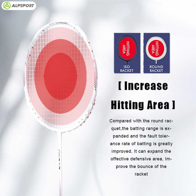 8U, ALPSPORT DF badminton carbon sports racket