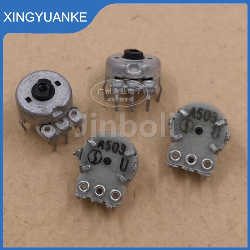 2pcs R09N Single Potentiometer A50K A503 3Pins Precision Fine Tuning ของเล่นเครื่องบินรุ่น