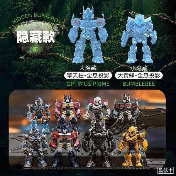 popmart official กล่องสุ่ม popmart POPMART Bubble Mart Transformers กล่องตาบอด Optimus Prime Bumble