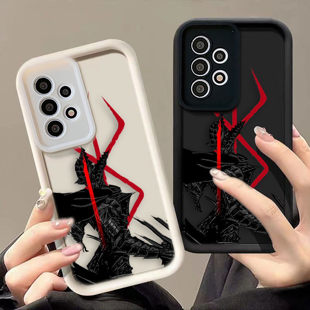 Berserk Guts Dragon Angel Eyes Step ซิลิโคนเหลวเคสโทรศัพท์สําหรับ XIAOMI 14 12T 11 POCO M6 F5 X5 X4 
