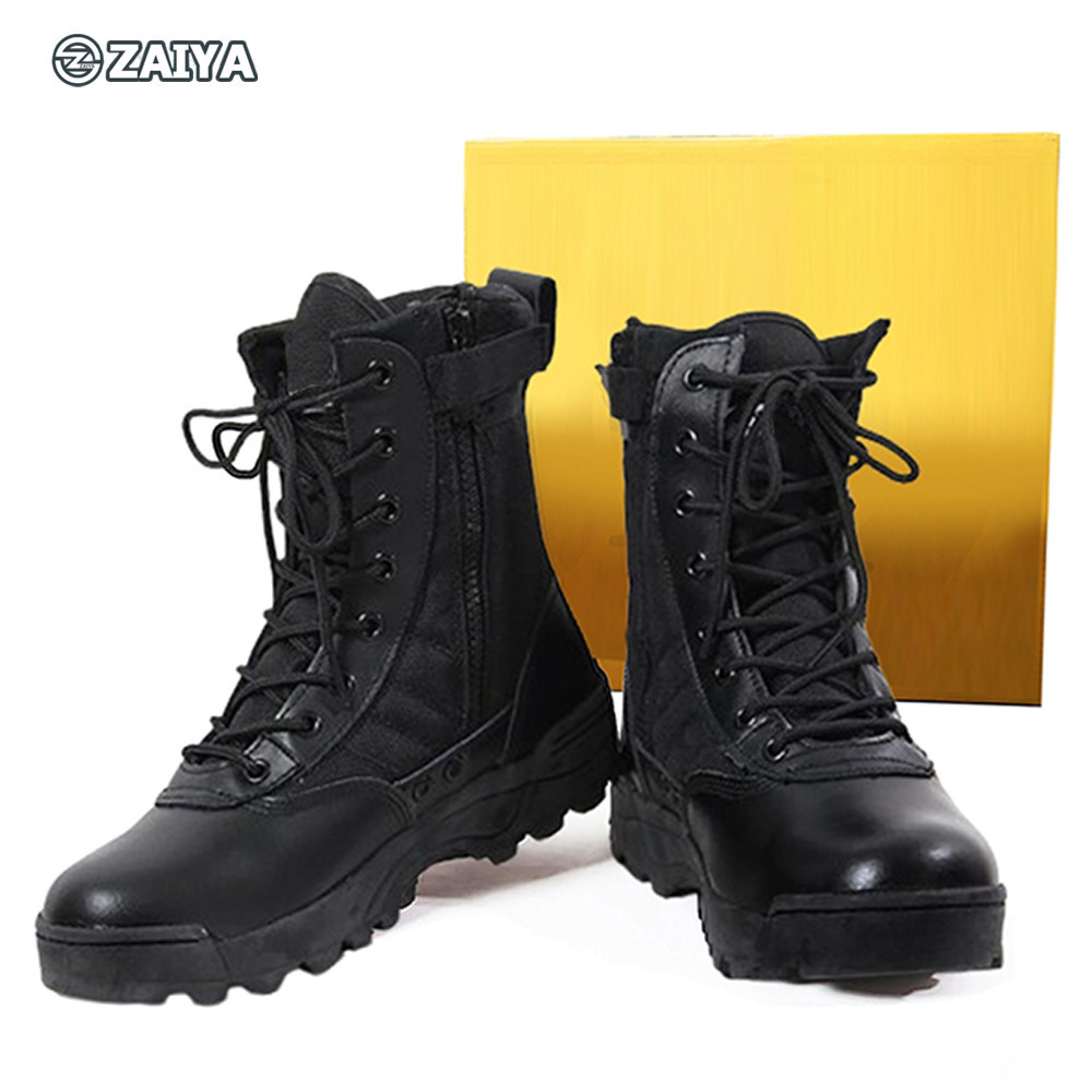 Army Men Boots Kasut Operasi Unisex Boots Safety Boots Shoes Kasut Safety (พร้อมกล่อง)