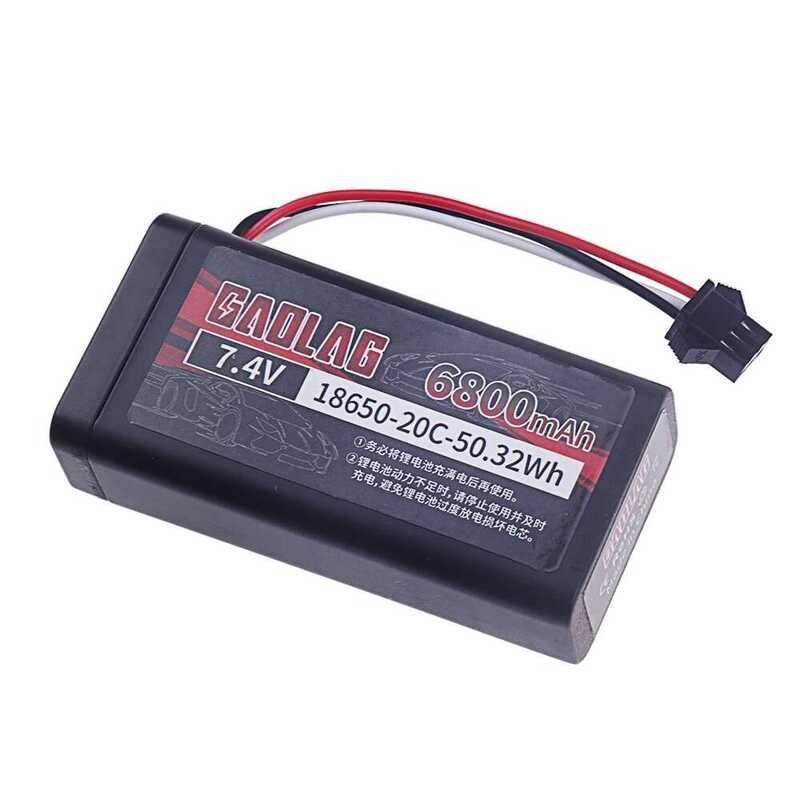 ❥ 7.4V 6800 Mah แบตเตอรี่ Charger Mn82 รีโมทคอนโทรลรถแบตเตอรี่ Mn128 Mn78 Lc79 สําหรับนาฬิกา Ge ราคา ถูกที่สุด ดีลบีเคเค