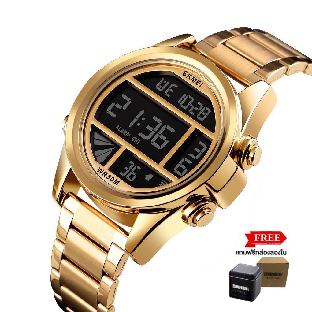 SKMEI 1448 ของแท้100% Sport Watch นาฬิกาข้อมือผู้ชาย ไฟLED นาฬิกากันน้ำ นาฬิกาข้อมือดิจิตอล ส่งเร็ว