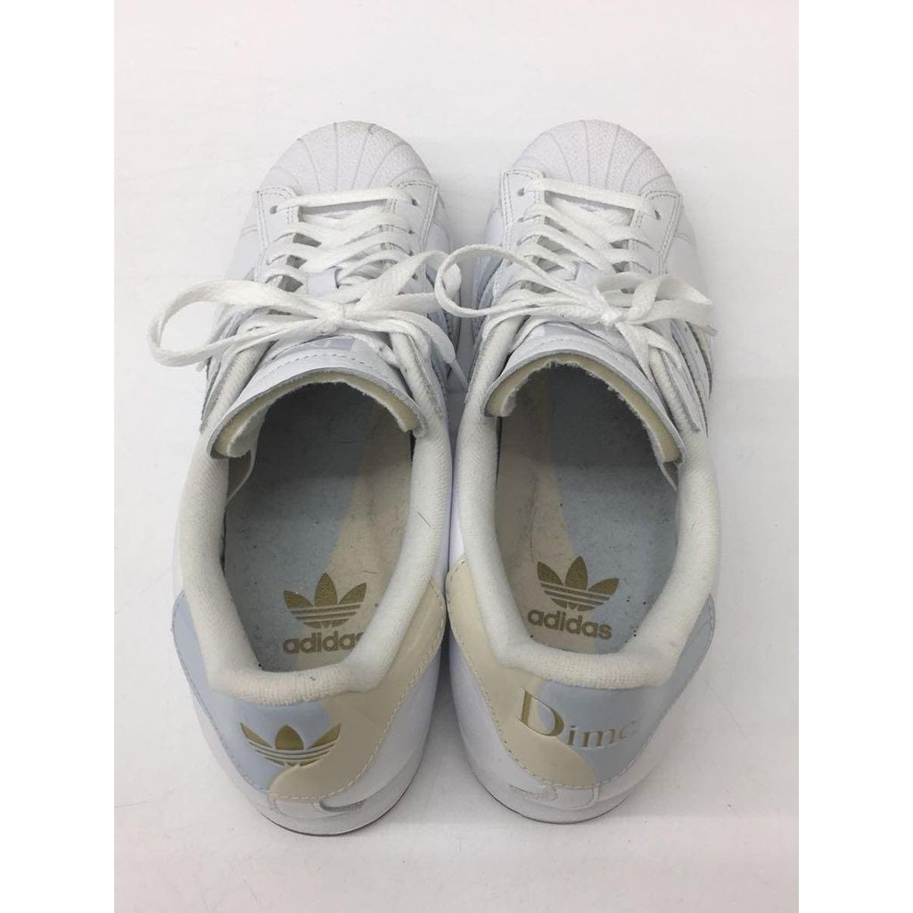 Adidas Superstar Low Cut รองเท้าผ้าใบ สีขาว 27.5 ซม. ส่งตรงจากญี่ปุ่น มือสอง
