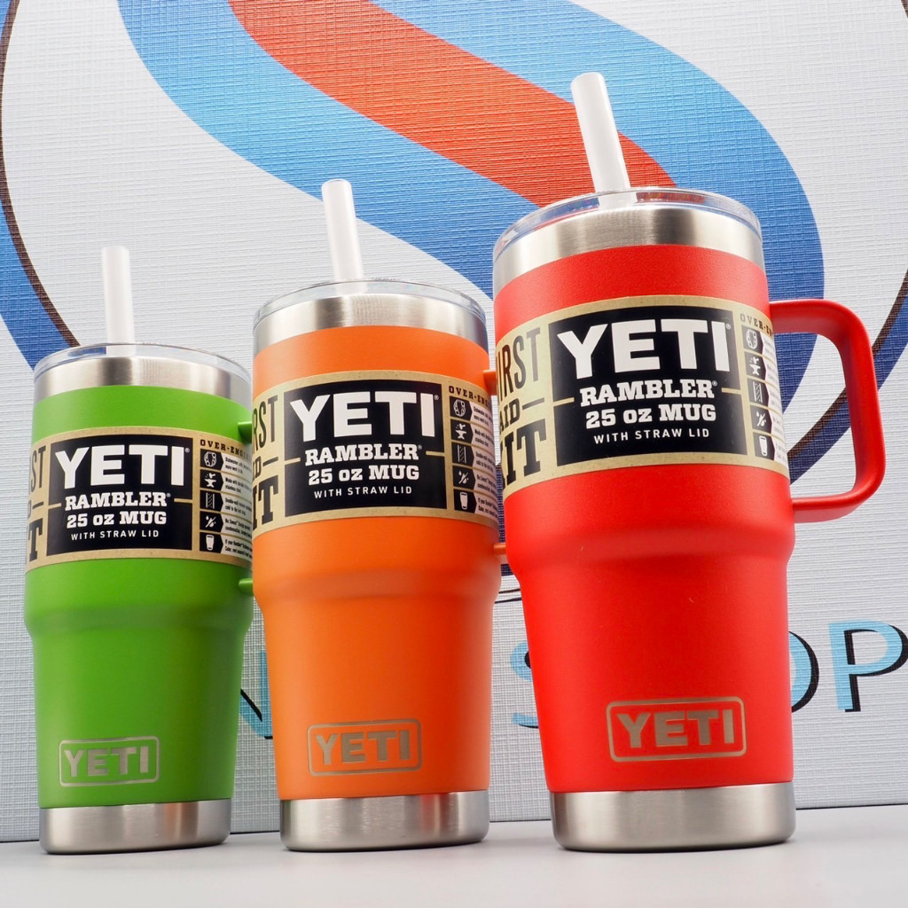 ♞แก้วเยติของแท้ %  YETI RAMBLER 25oz MUG  ( ชุดฝาหลอด )  โปรดอ่านรายละเอียดให้ครบ