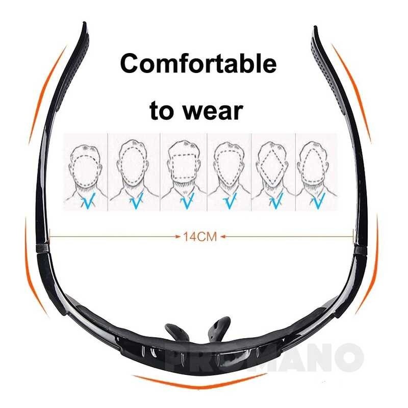 ❤ Dalwa 5 Lens Polarized Cycling Set For Men Women Bike Fishing Sunglasses Goggles Eyewear